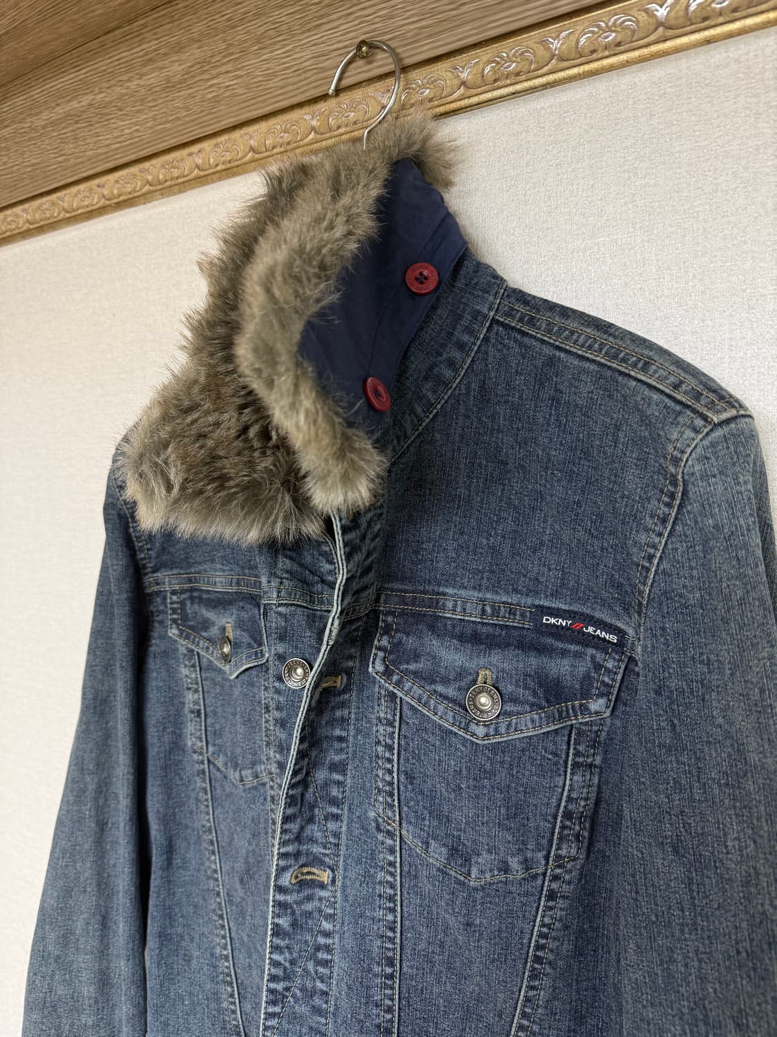 Dkny 데님 자켓 데님 퍼트리밍 자켓 상품이미지6