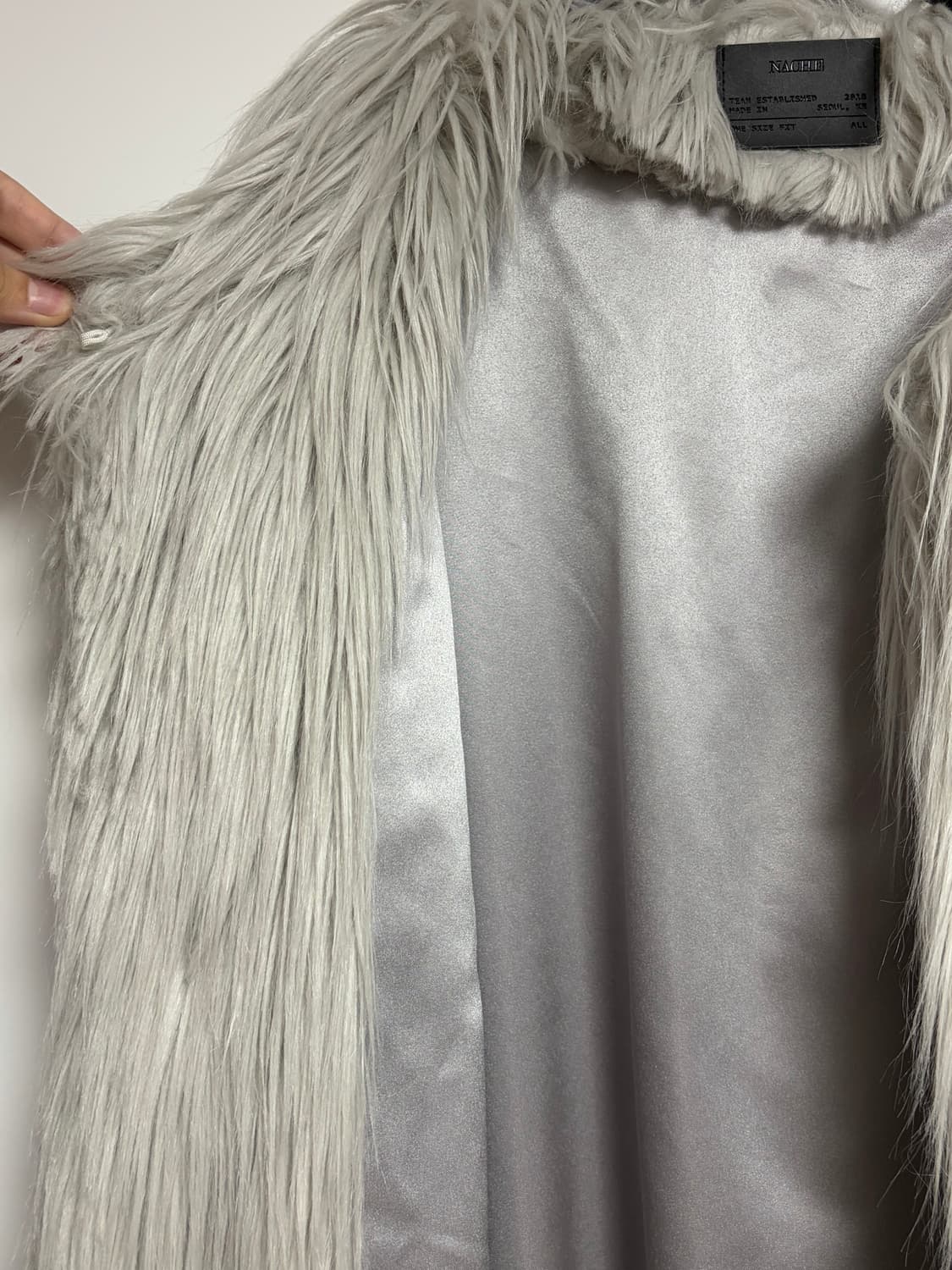 나체 퍼자켓  Nache FAINT FUR JACKET 새상품 상품이미지6