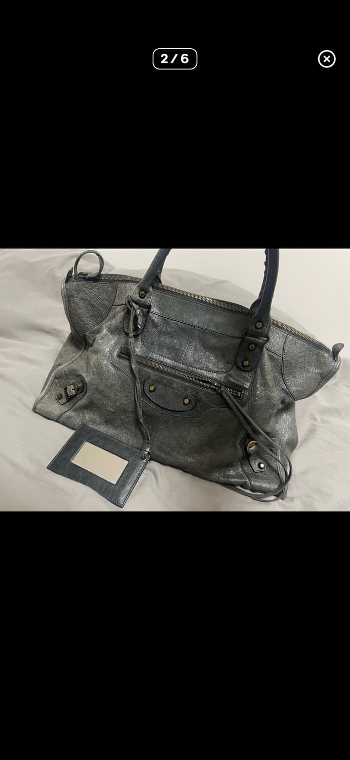 balenciaga 발렌시아가 모터백 그레이 라지 상품이미지2