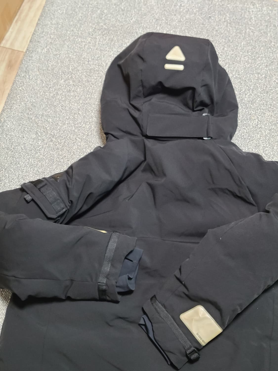 르꼬끄 남성 중기장 덕다운 패딩 L (100) 블랙 상품이미지10