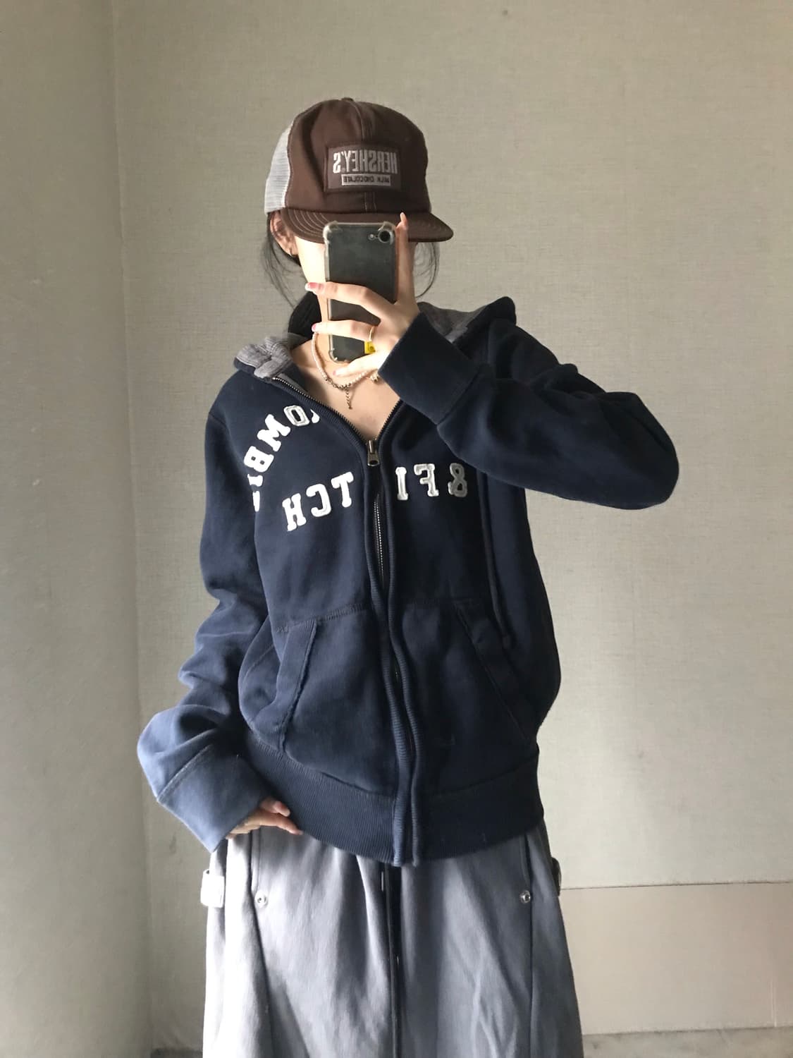 아베크롬비 네이비 후드집업 상품이미지3