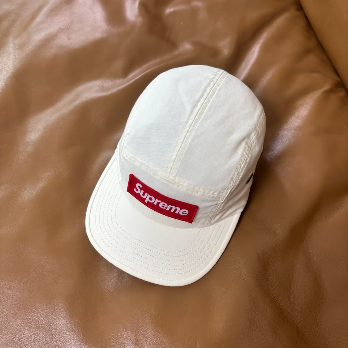 슈프림 주욕 캠프캡 모자 박스로고 화이트 상품이미지5