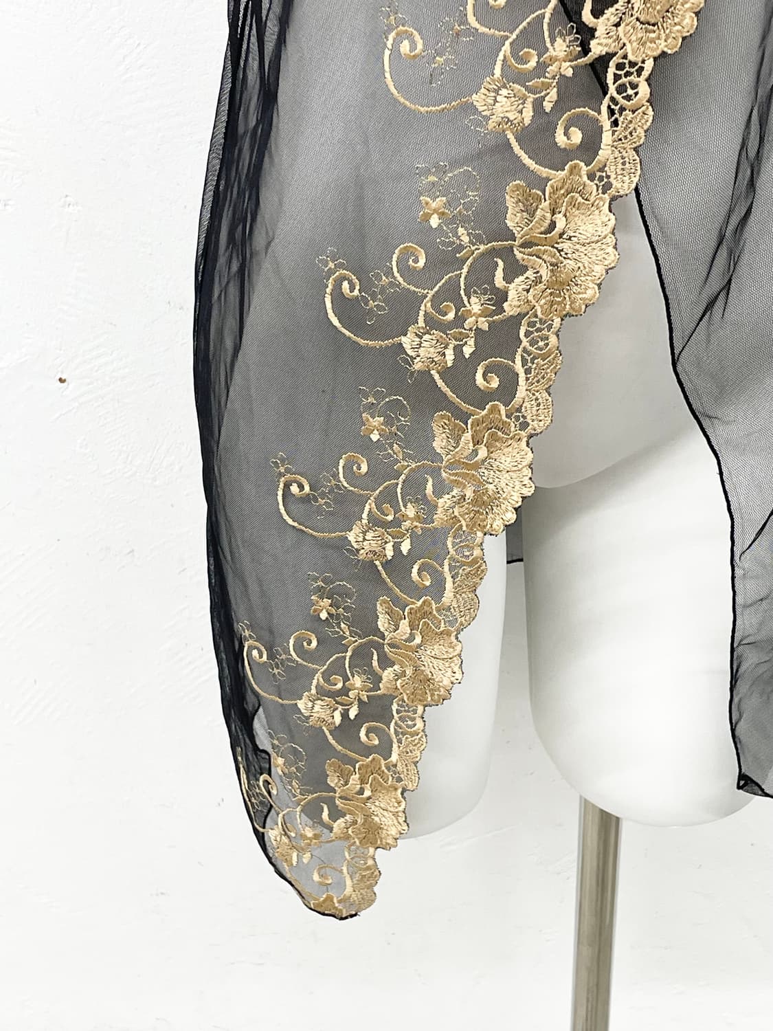 블랙 로즈 레이스 슬립 상품이미지3