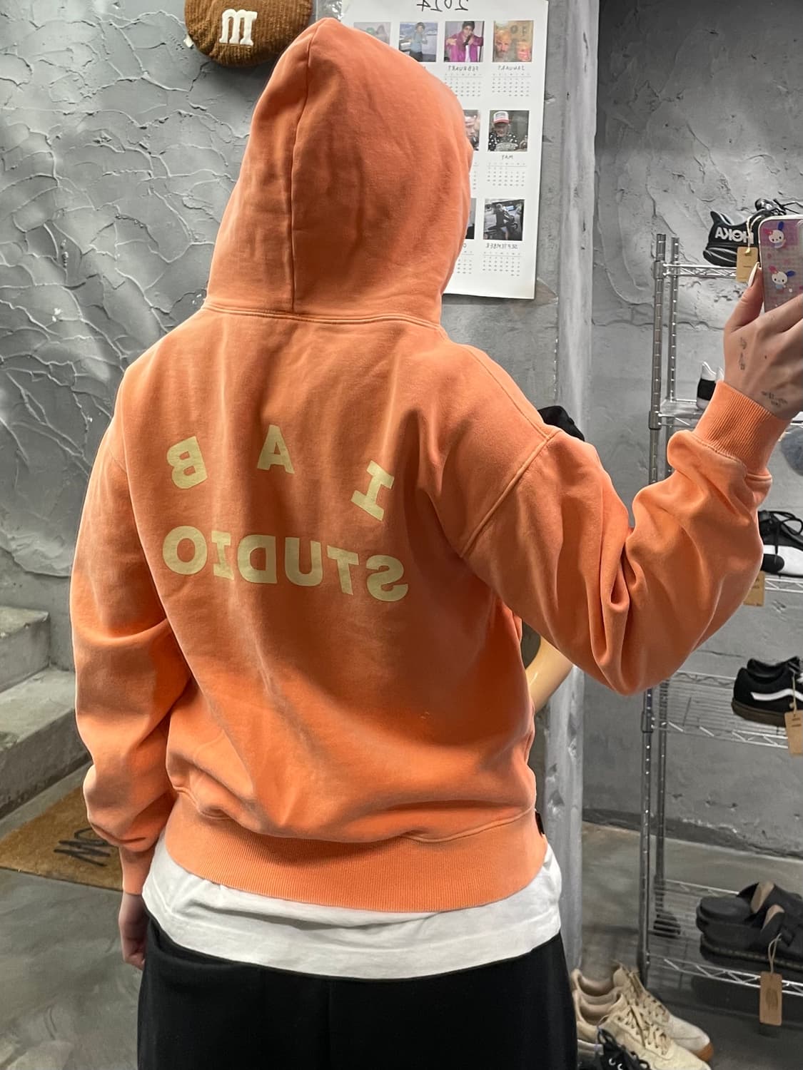 아이앱 스튜다오 피그먼트 스웻후드 상품이미지7