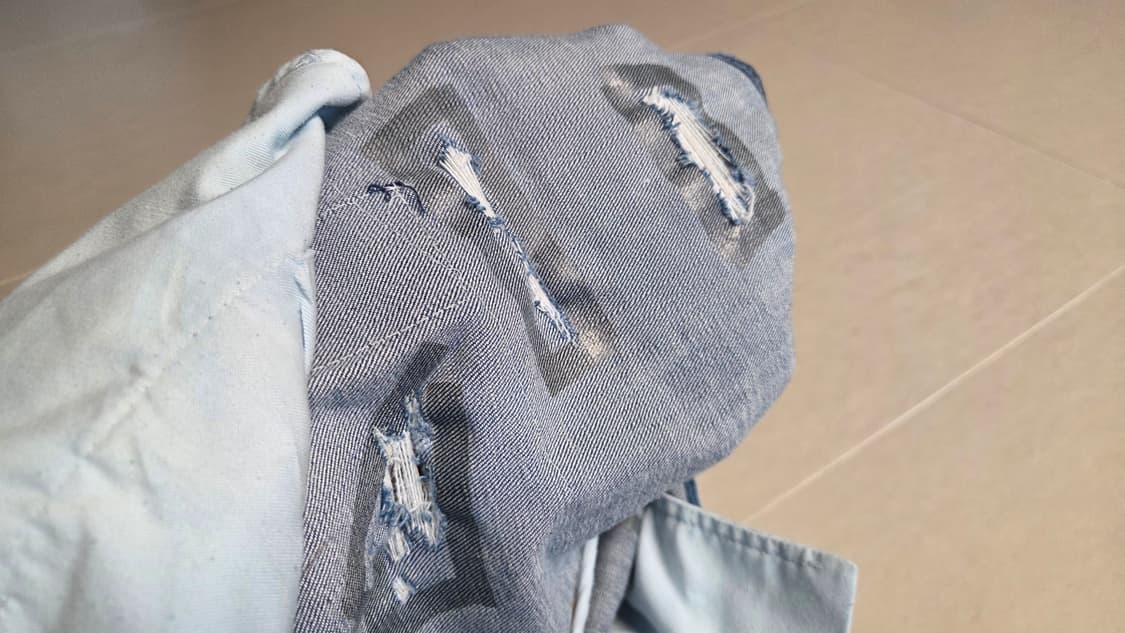 Dsquared2 디스퀘어드  워싱 와이드 데님 반바지 상품이미지8