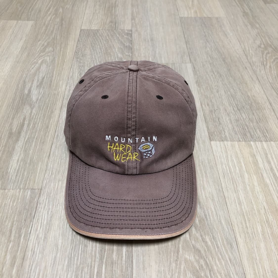 (OS) 마운틴 하드웨어 6패널 워시드 브라운 브릭 볼캡 상품이미지1