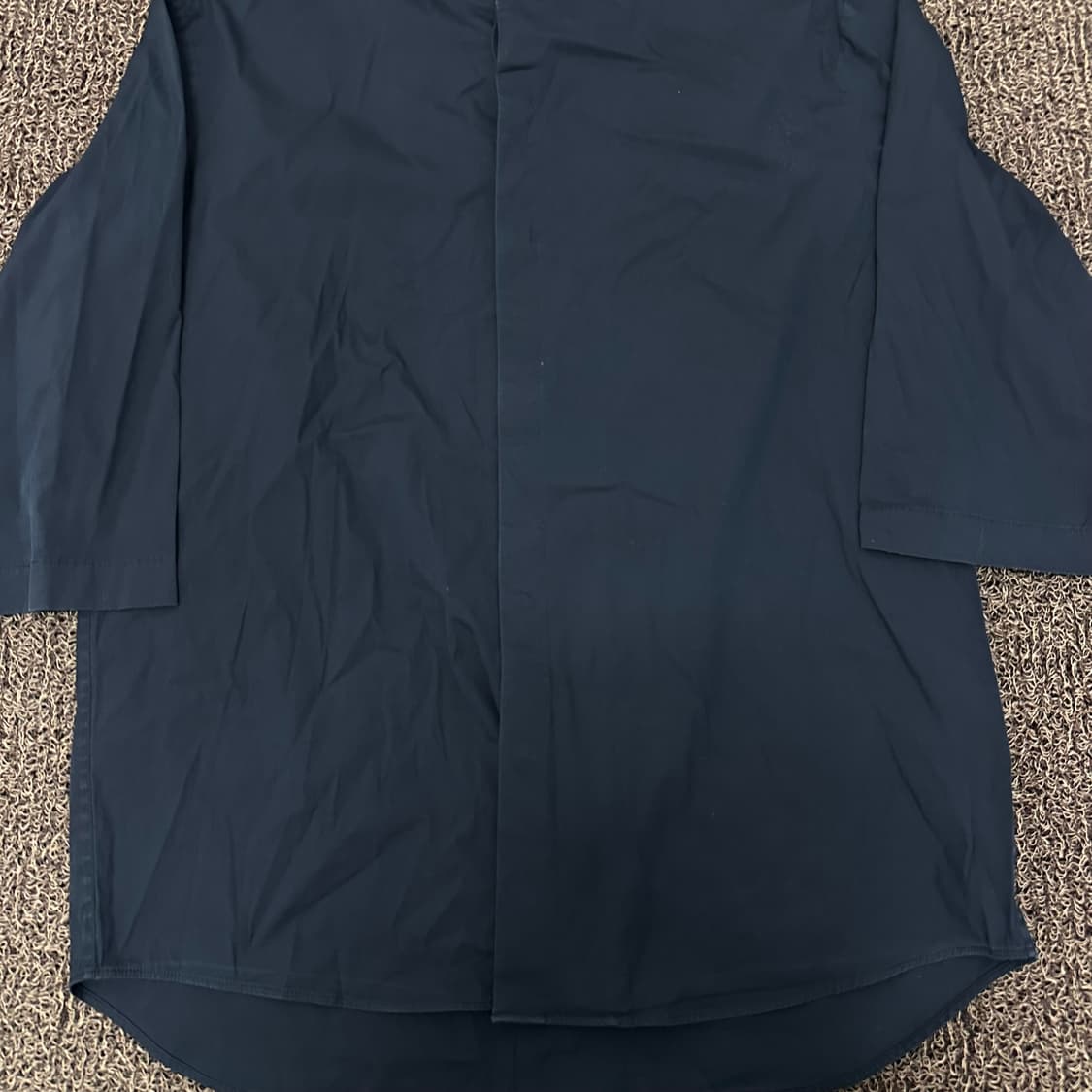 COS 코스 차이나넥 셔츠 네이비 XL 상품이미지3