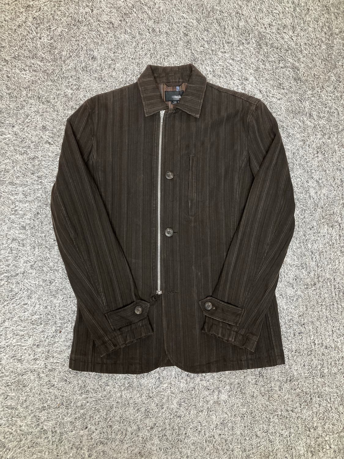 JPN vtg 스트라이프 자켓 상품이미지1