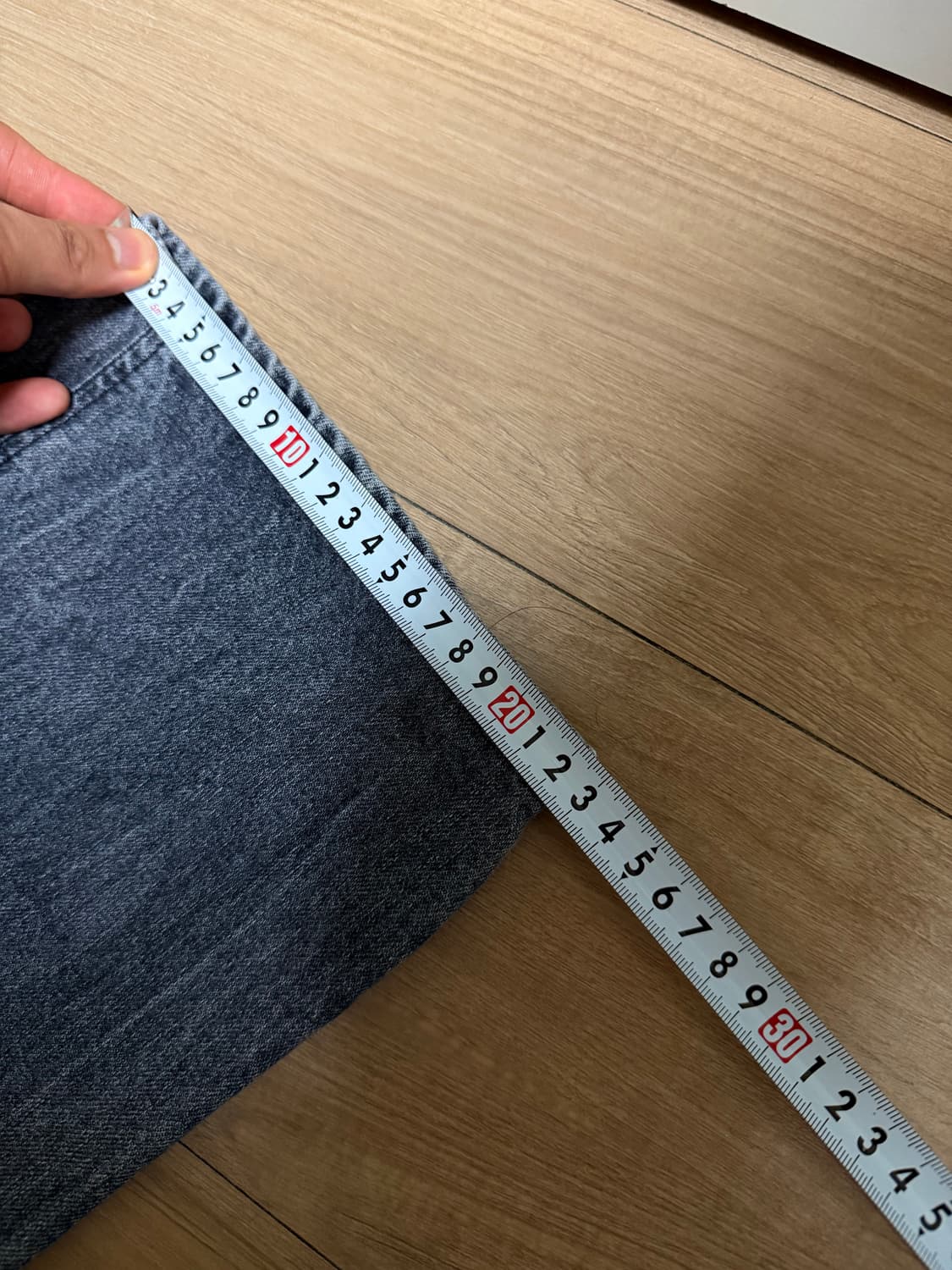 [48] 페이탈리즘 흑청 데님팬츠 상품이미지8