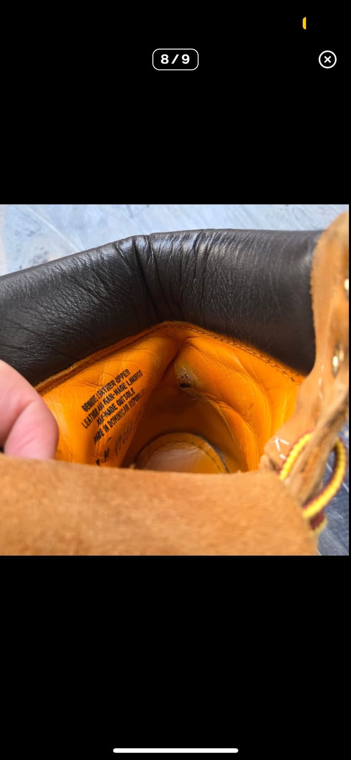 팀버랜드 6인치us9 사이즈 270 상품이미지8