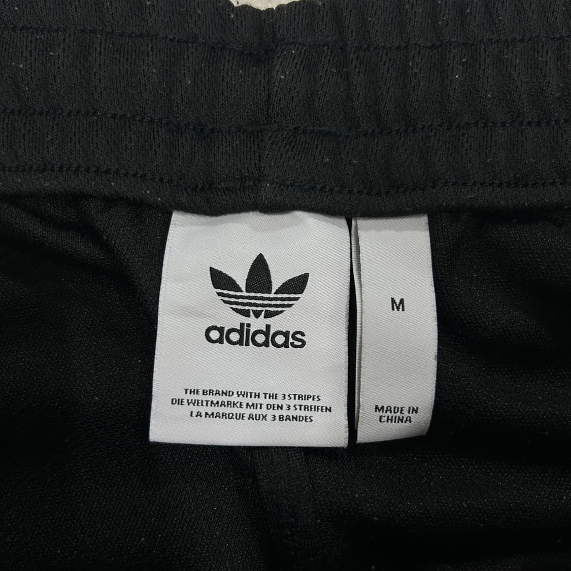 아디다스 블랙/골드 삼선 트레이닝 바지 m 상품이미지2
