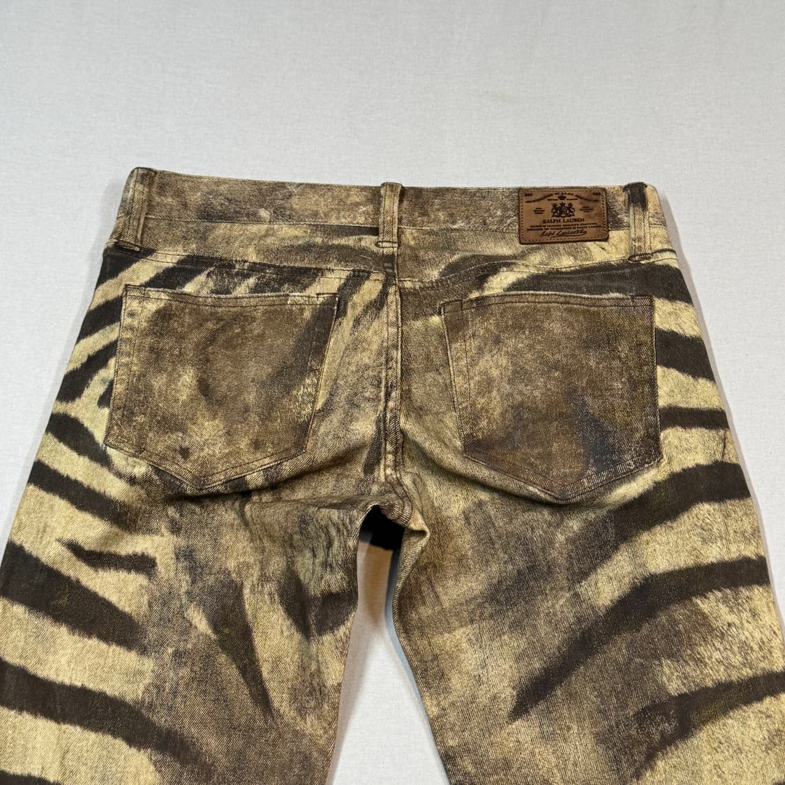 30inch) 랄프로렌 타이거 프린트 슬림핏 팬츠 상품이미지5