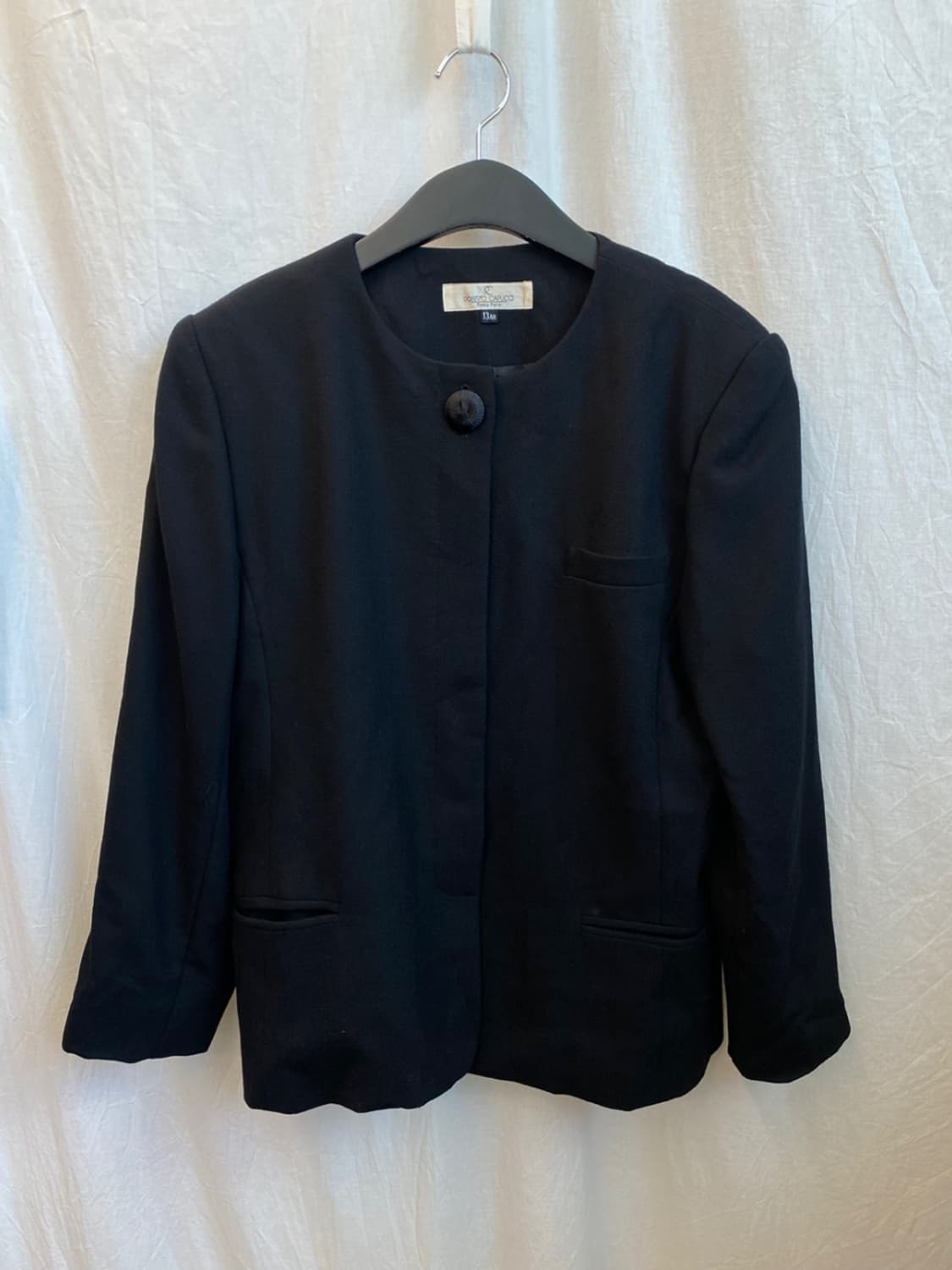 블랙노카라자켓(XL) 상품이미지2