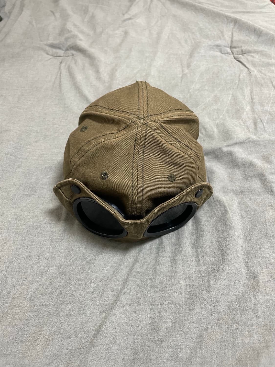 (풀패키지)씨피컴퍼니 22SS 개버딘 고글 캡 아이비그린 M 상품이미지3