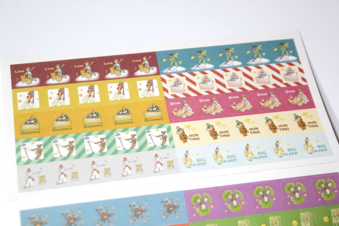 어린왕자 빈티지스티커 올록볼록 엠보싱스티커 200조각 고전문구 빈티지문구 상품이미지3