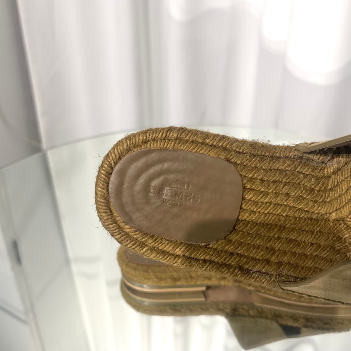 (270) 에르메스 안티구아 이즈미르 에스파듀 슬리퍼  상품이미지4