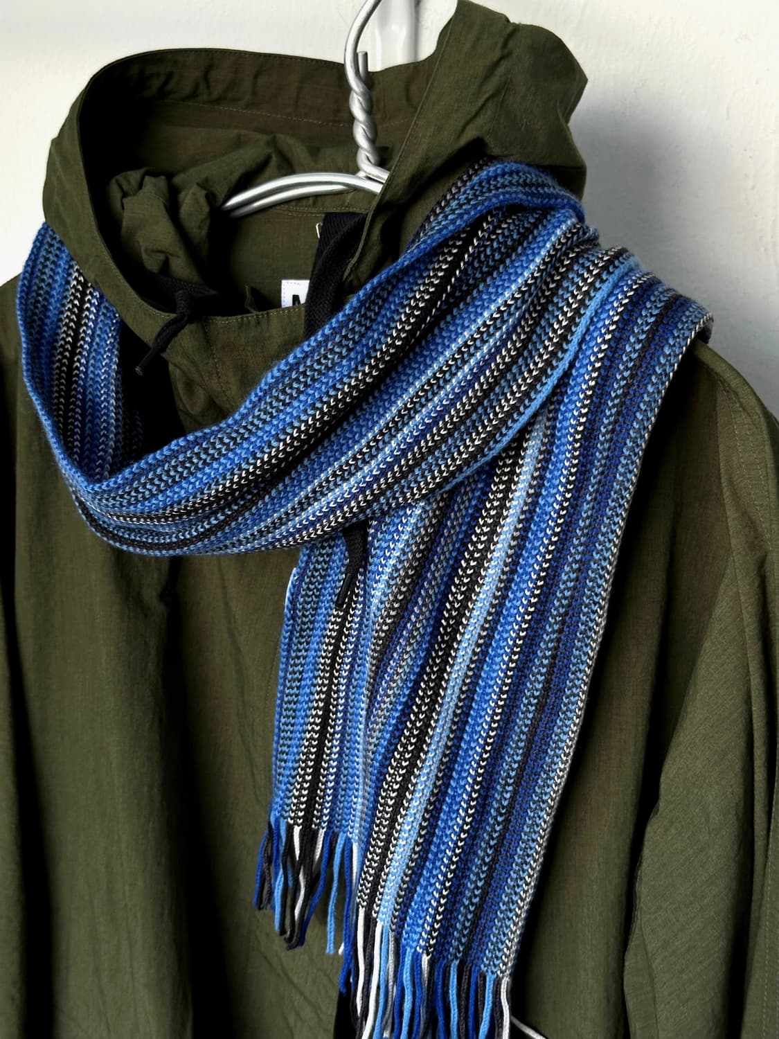 Multi stripe knit muffler 상품이미지6