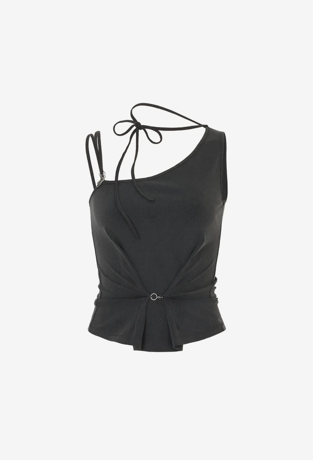 페인오어플레져 루비 후크 탑 RUBY HOOK TOP charcoal 상품이미지2