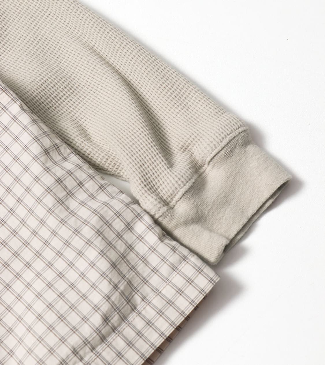 F-LAGSTUF-F - LAYERED CHECK SHIRT 상품이미지8