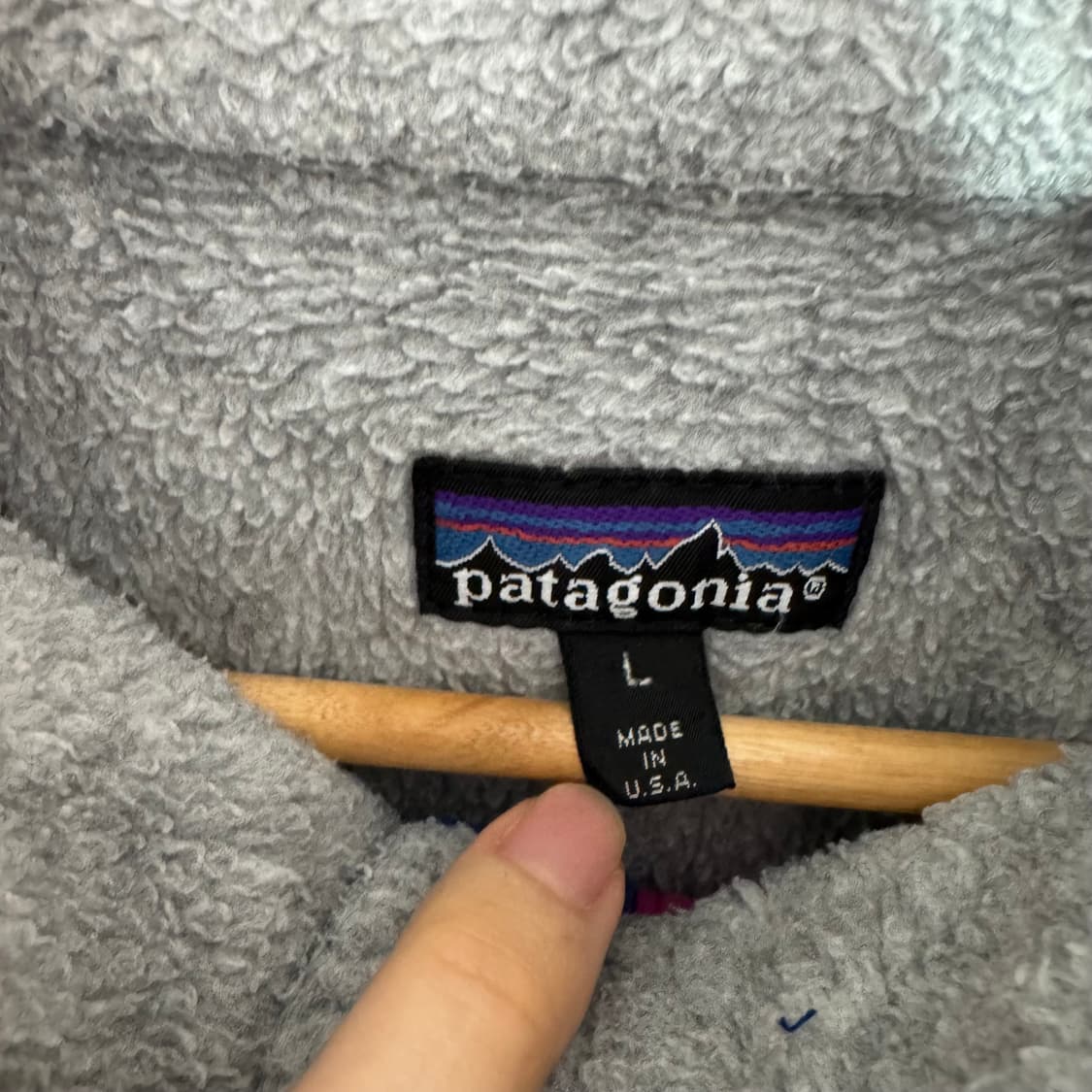 90s USA 파타고니아 신칠라 쉘드 봄버 자켓 상품이미지9