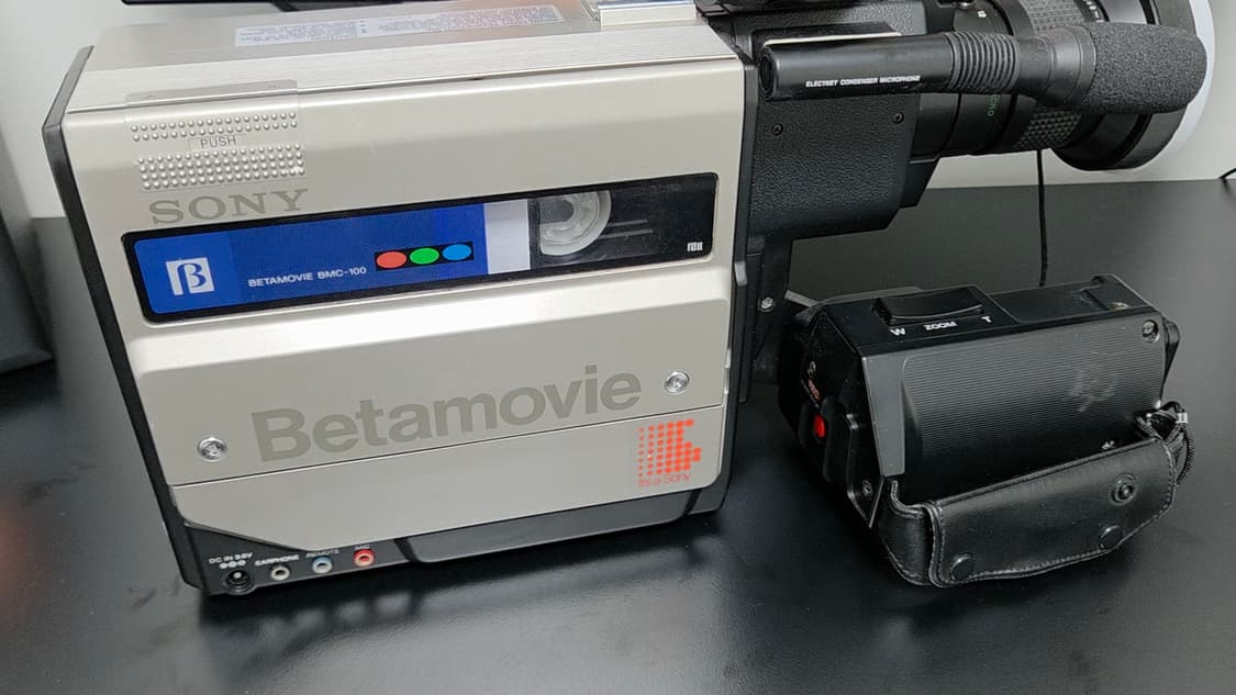 소니 베타맥스 비디오 카메라, 캠코더 BMC-100 상품이미지3