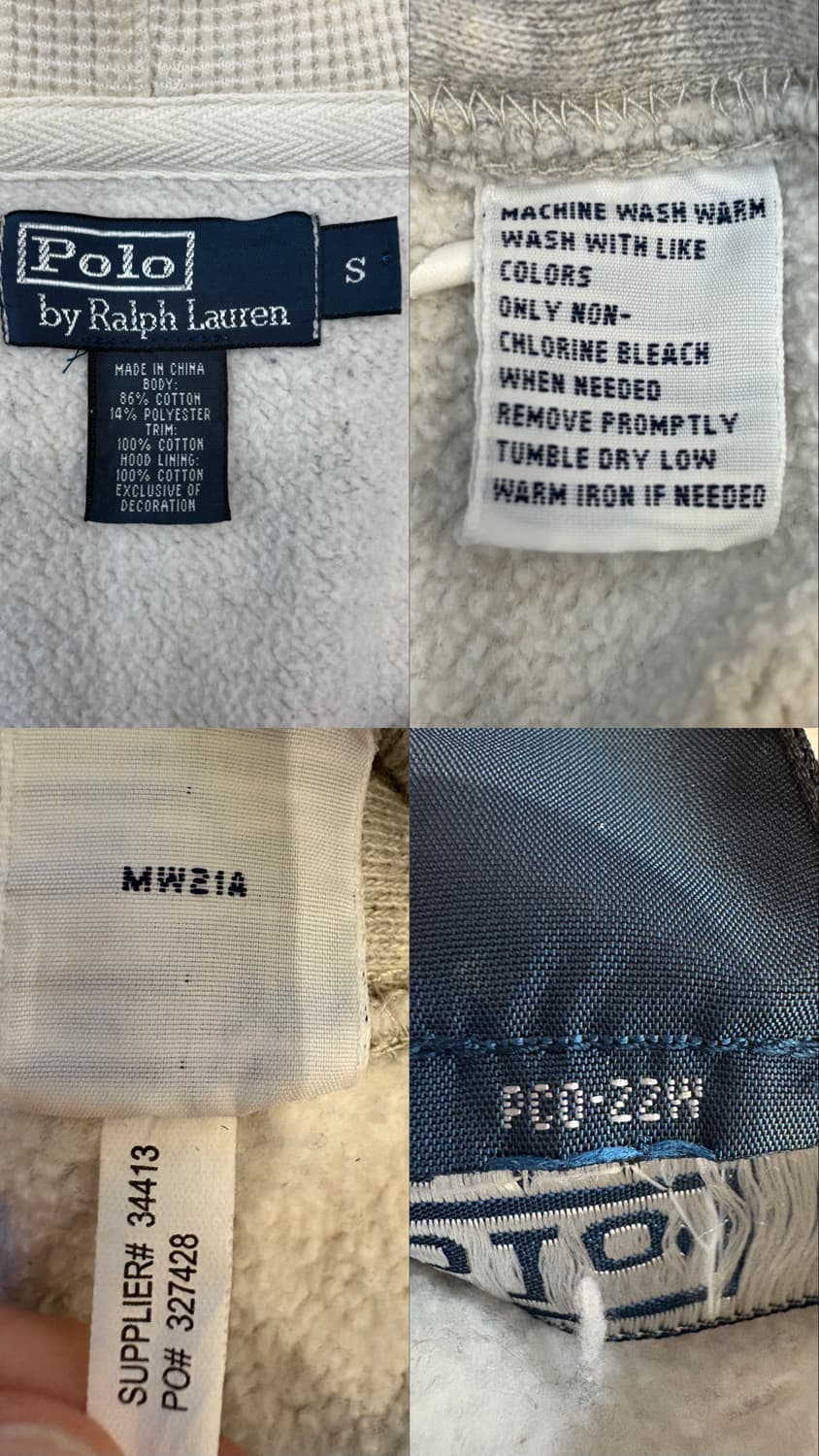 폴로 랄프로렌 써멀 후드집업 상품이미지10