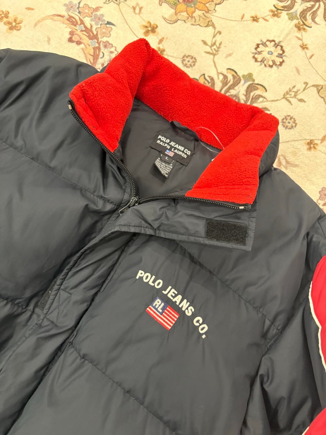 폴로진스 자수로고 덕다운 푸퍼패딩 상품이미지3