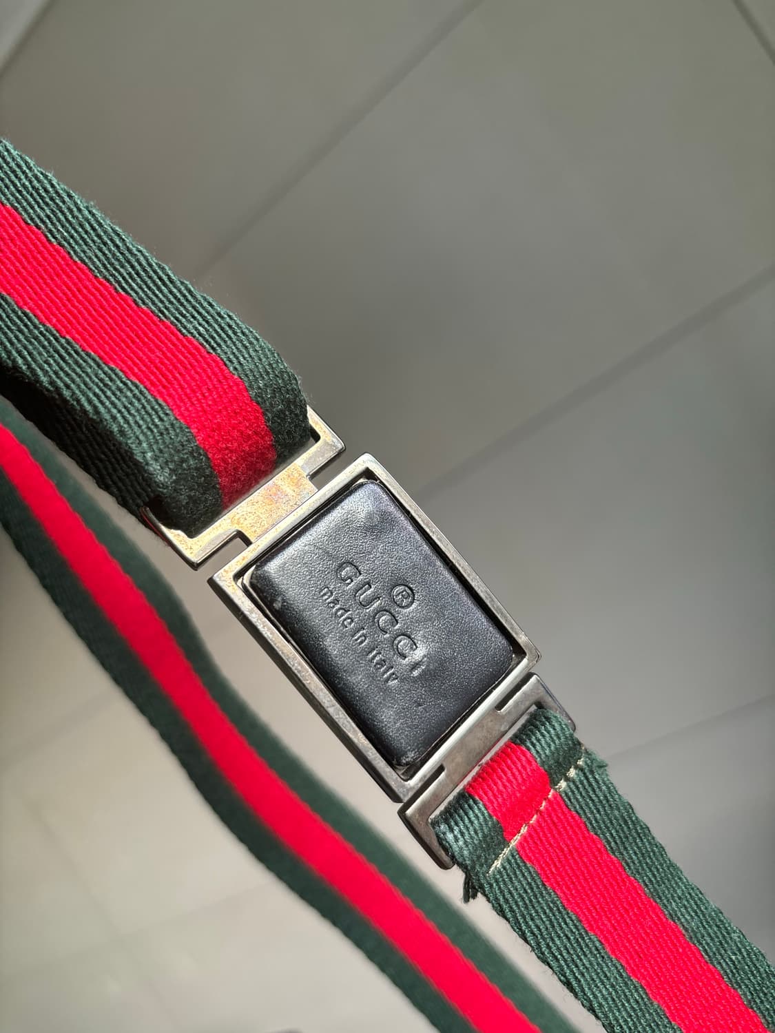 구찌 웹 스트랩 벨트 (Green/Red) 상품이미지6