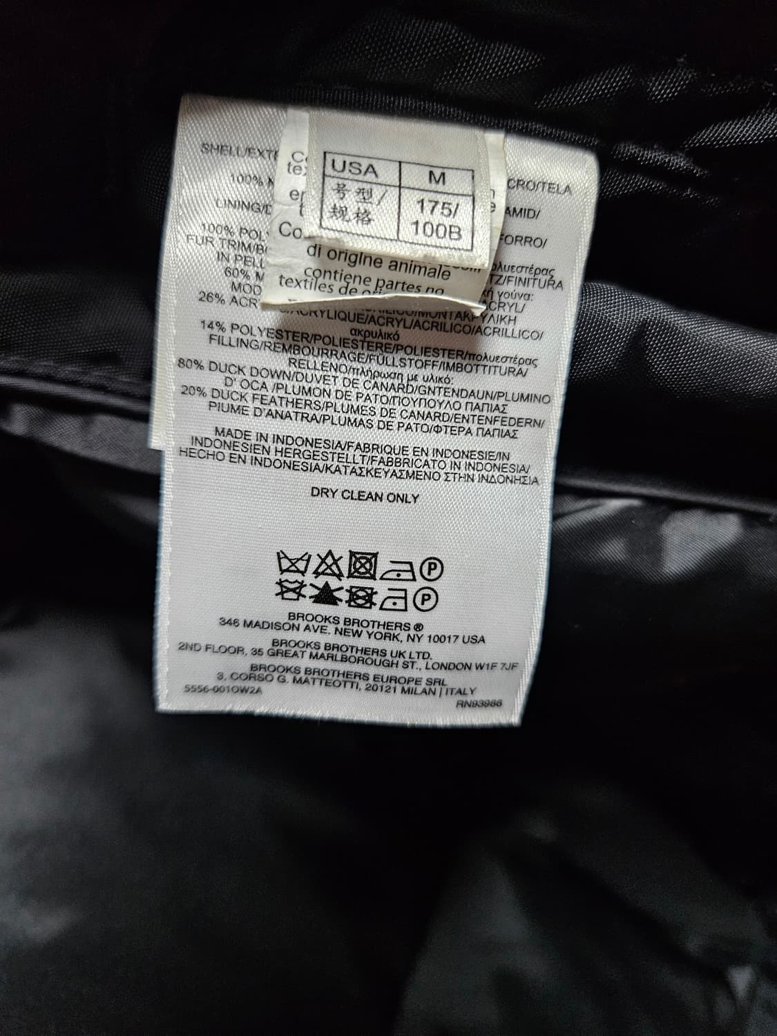 [M사이즈] 브룩스브라더스 다운파카 상품이미지4
