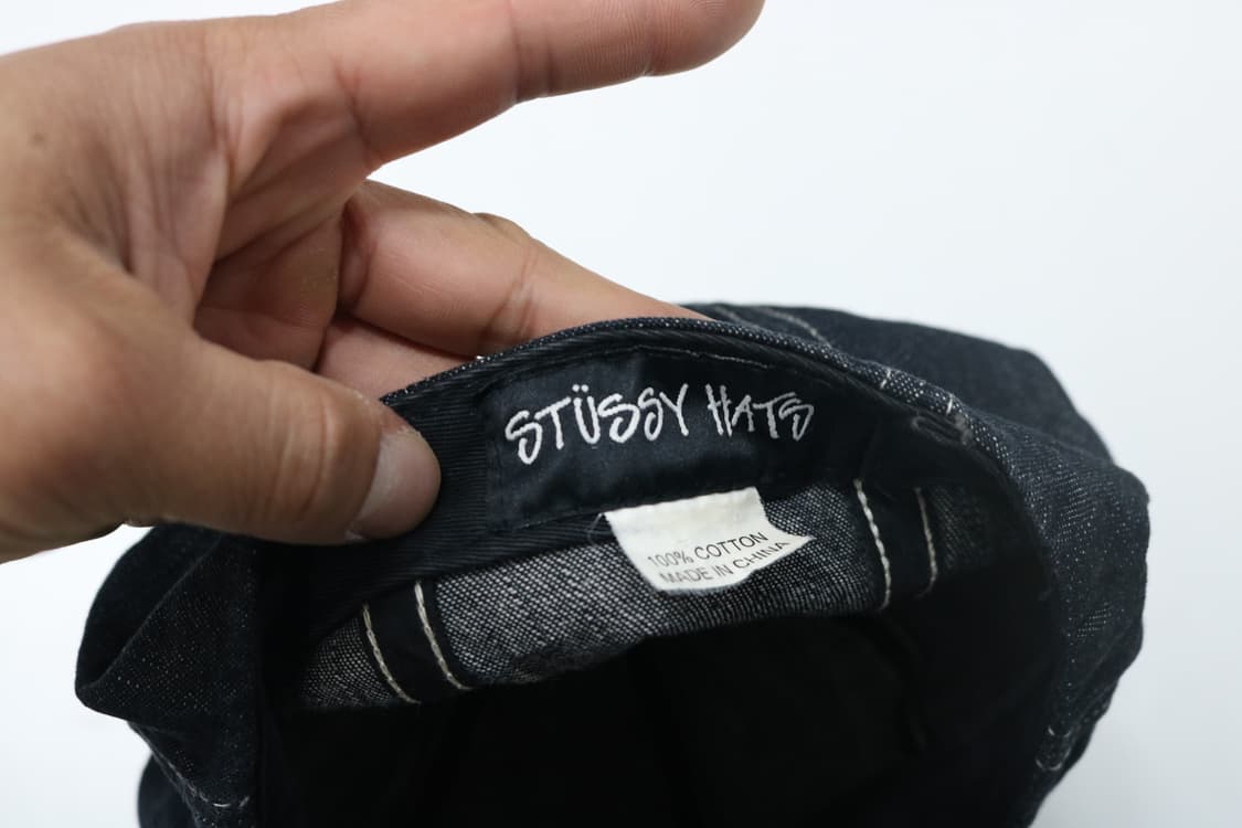 스투시 STUSSY 90s 빈티지 인디고 데님 뉴스보이 캡 (L/XL) 상품이미지7
