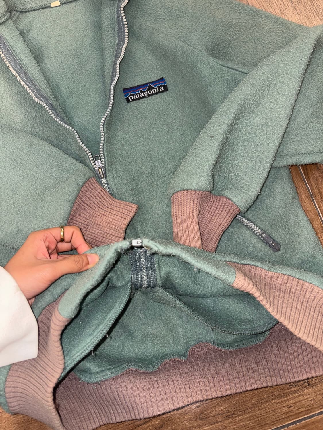 80s Patagonia Bunting Fleece zip-Up ( 상품이미지6