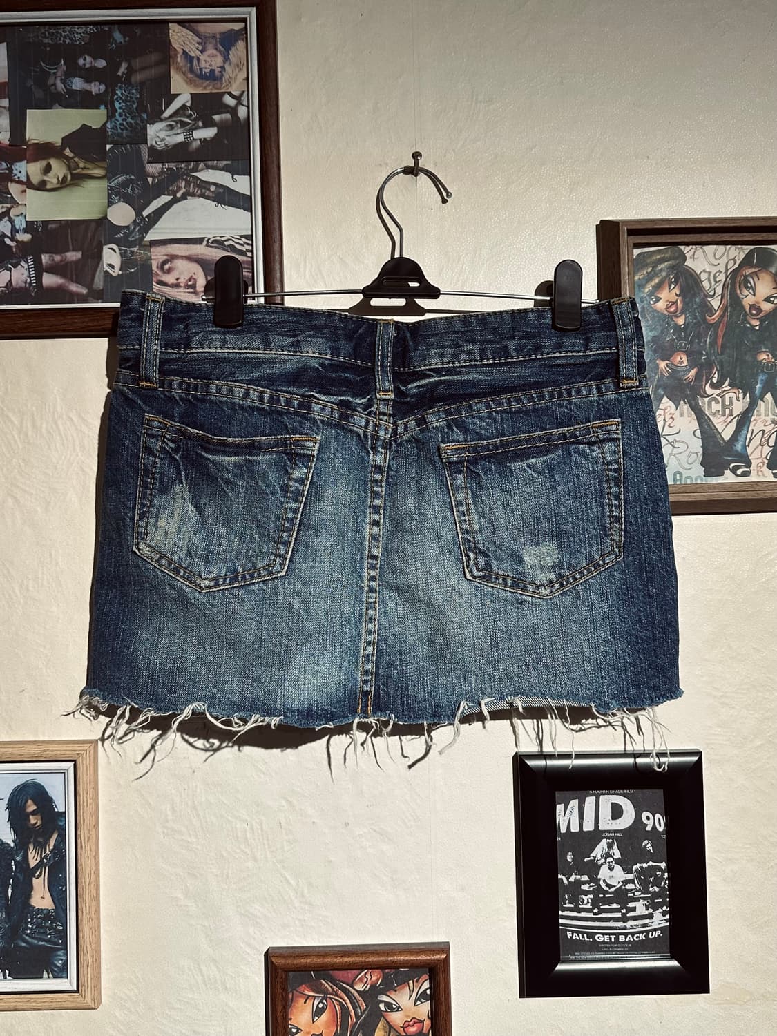 vintage jean skirt 상품이미지1