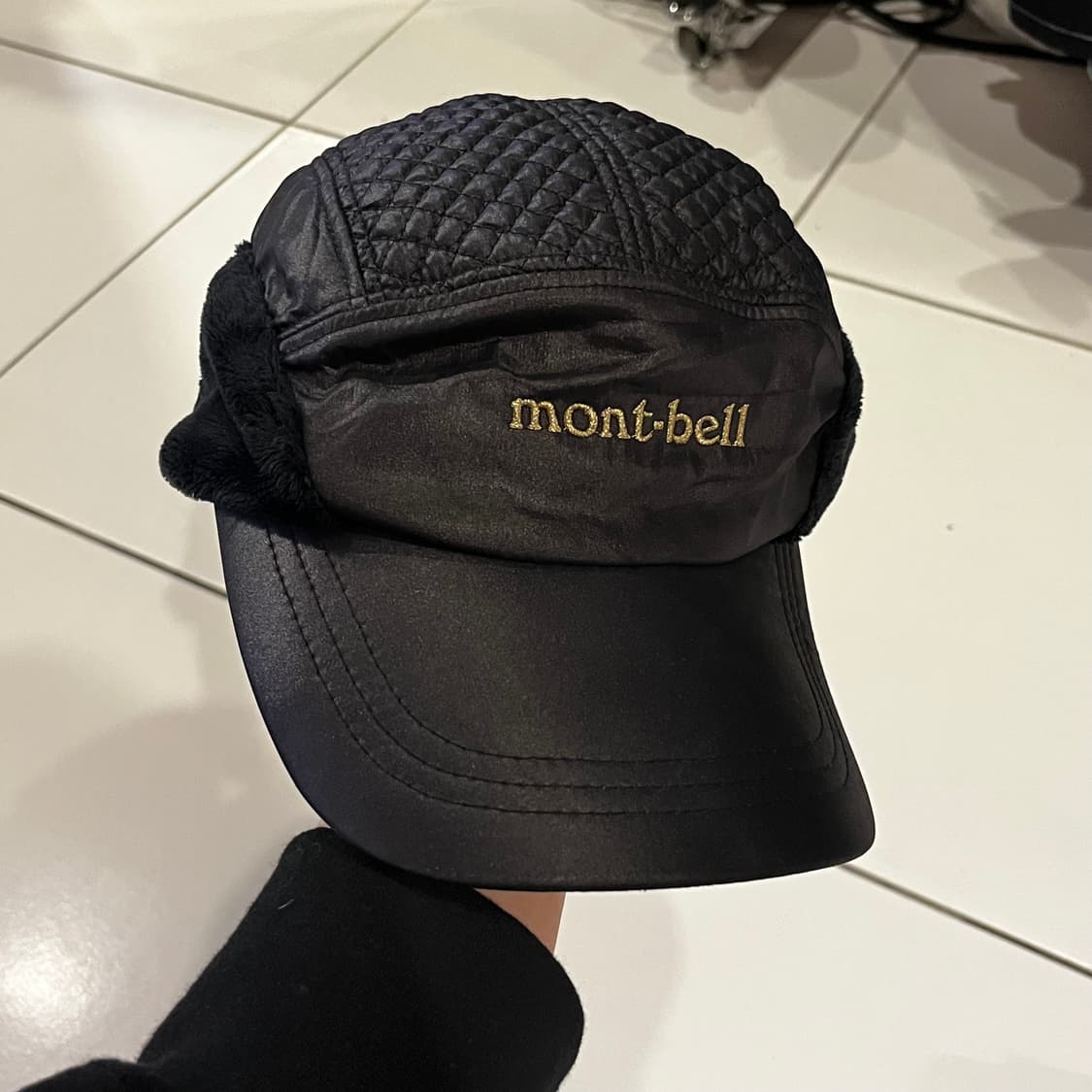몽벨 페트라 캡 방한모자 블랙 상품이미지2
