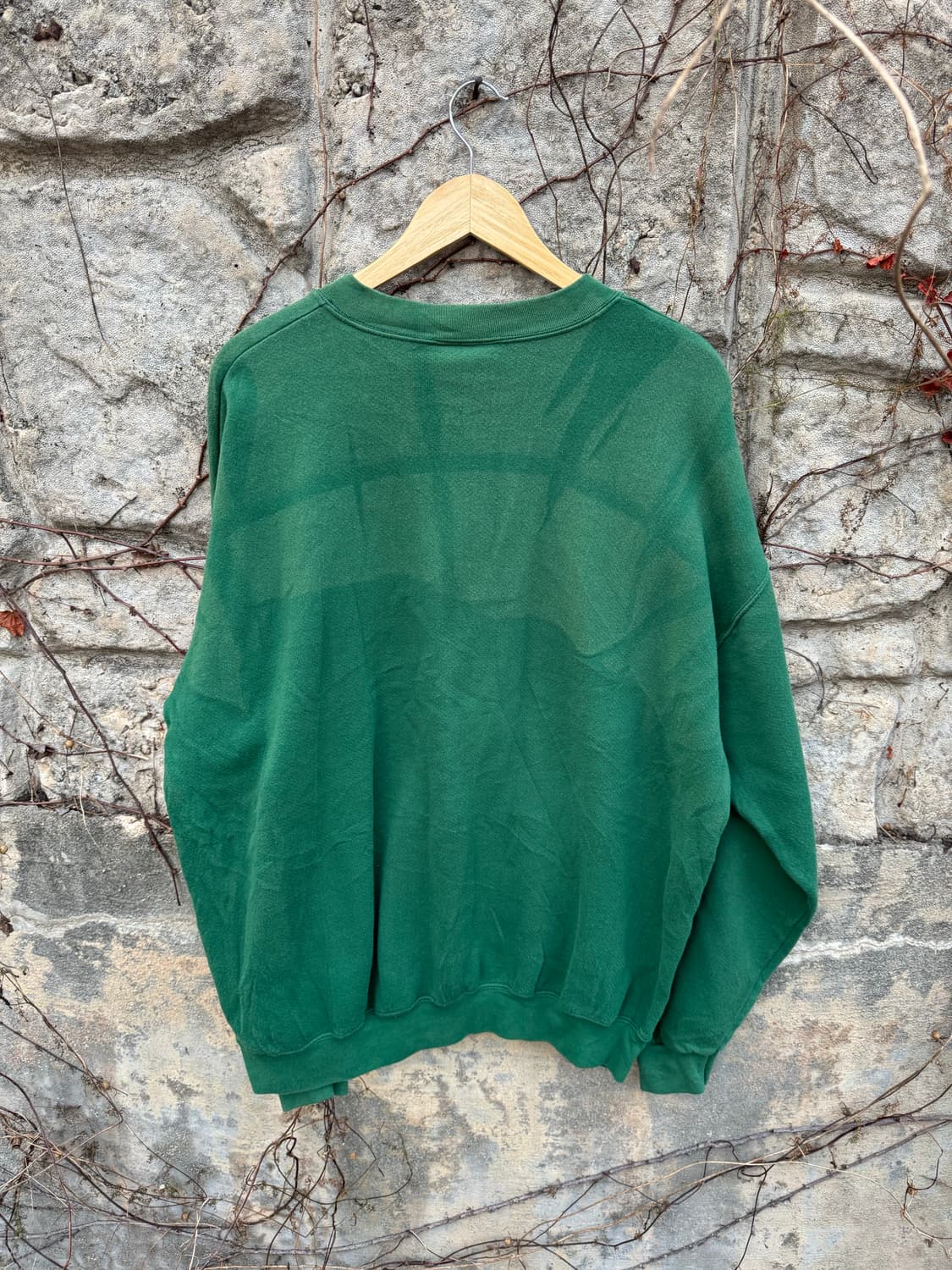 90s lee 빈티지 페이딩 자수 맨투맨 스웻 셔츠 그린 xl 상품이미지2