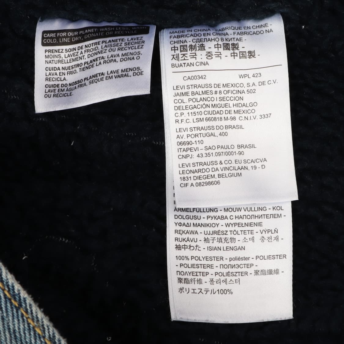 리바이스 쉐르파 3rd 트러커 데님자켓 상품이미지9