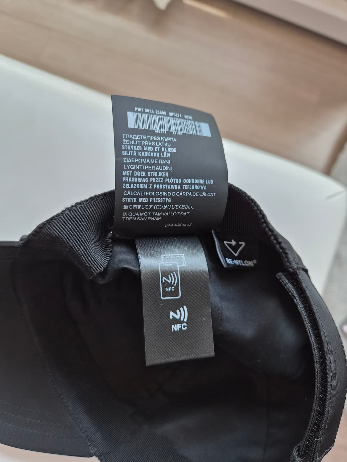 (정품) 프라다 시그니처로고 리나일론 모자 상품이미지8