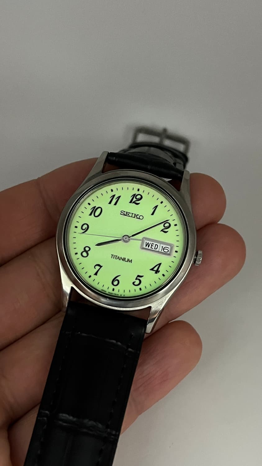 세이코 빈티지 티타늄 데이데이트 상품이미지5