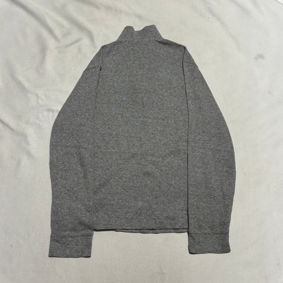 S 폴로랄프로렌 멀티 포니 코튼 그레이 반집업 니트 상품이미지3