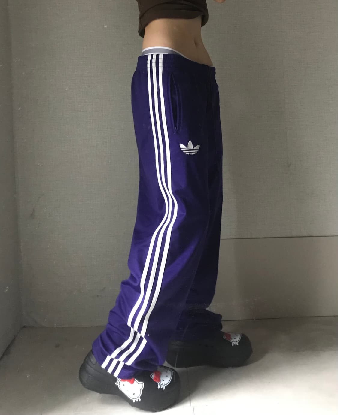 아디다스 퍼플 빅파이어버드 트레이닝 팬츠 상품이미지2