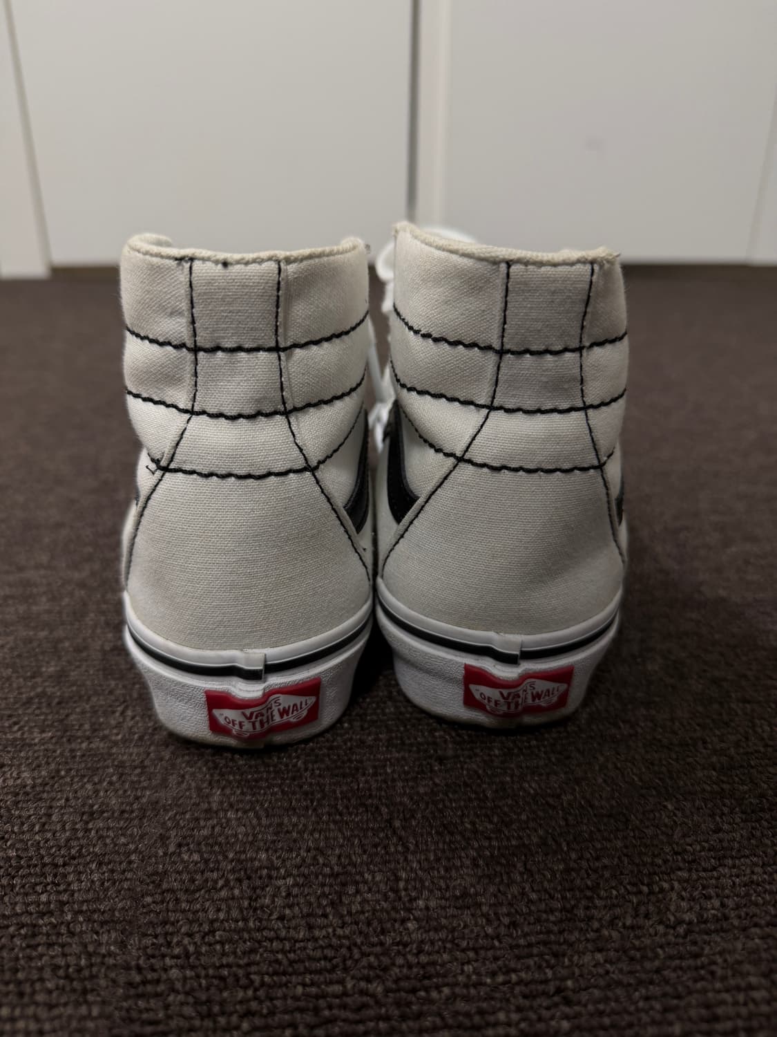 반스 스케이트하이 화이트 235 상품이미지4