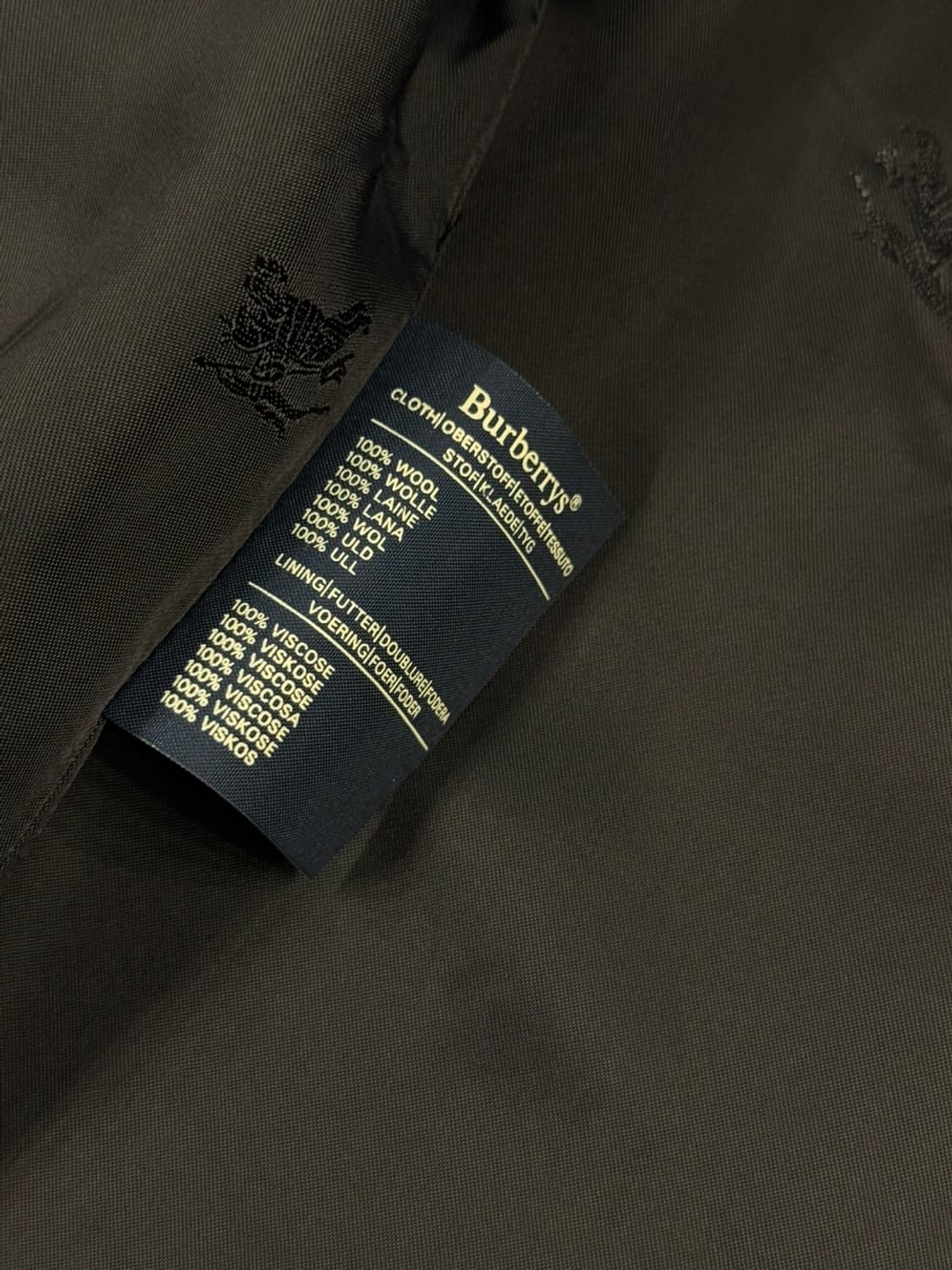 버버리 커버트울 래글런 코트 100~105 상품이미지10