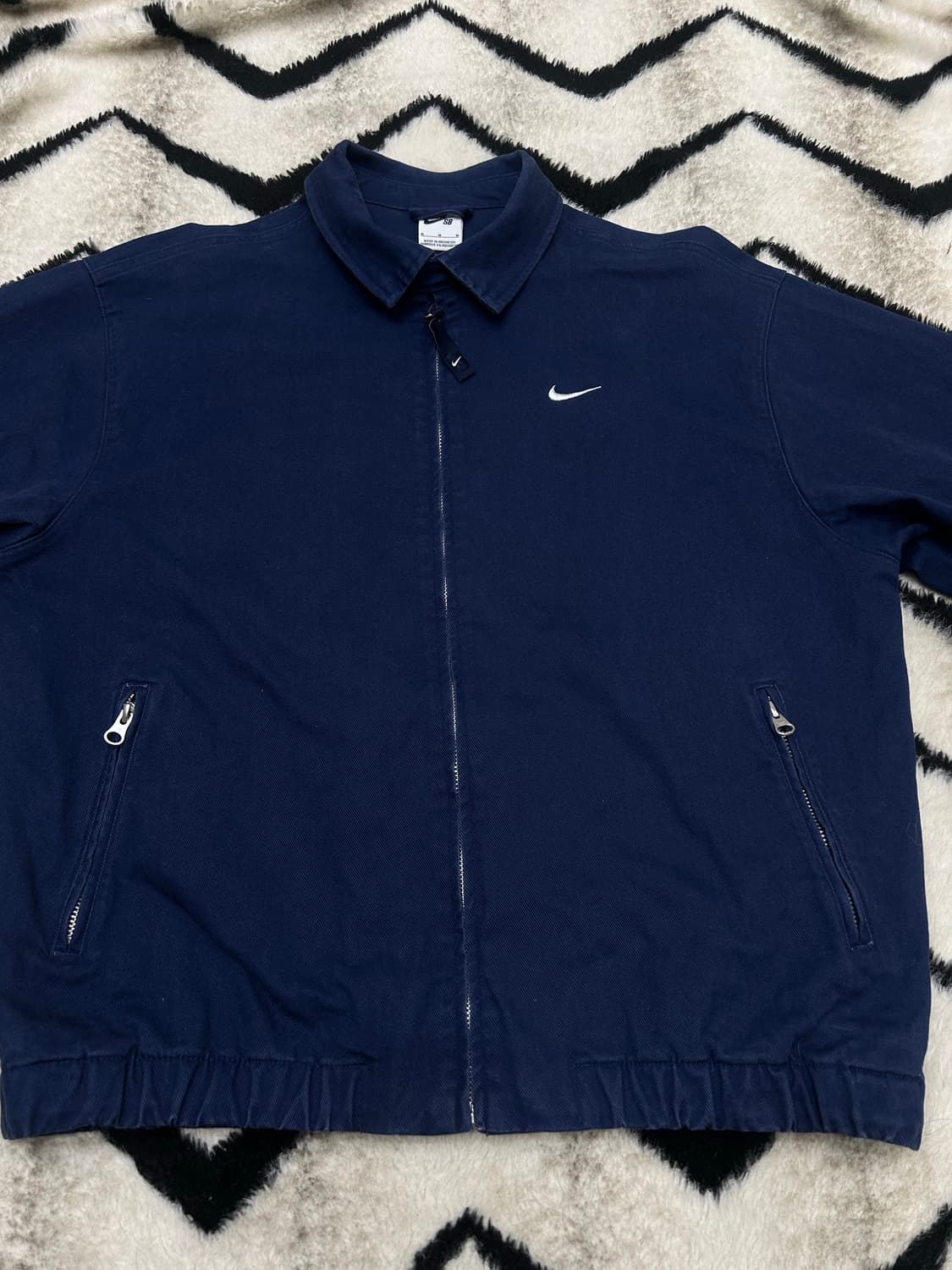 [M]나이키SB 스우시로고 코튼 블루종/네이비 상품이미지4