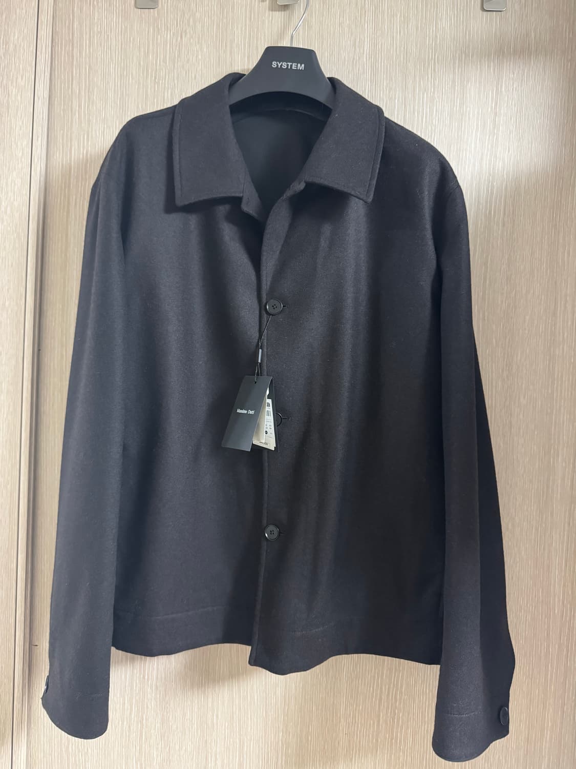 [새상품] 마시모두띠 토탈 룩 울 블렌드 자켓 브라운 상품이미지2