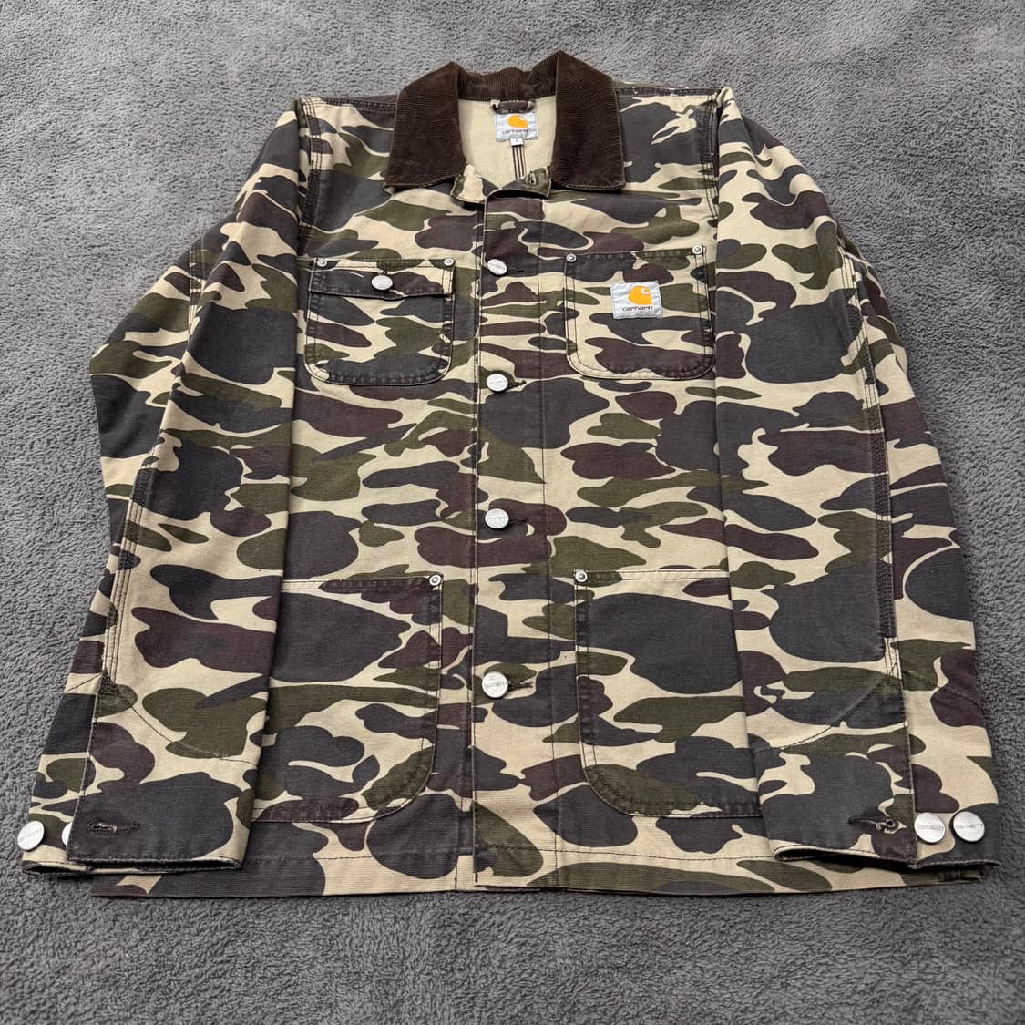 [ 정품/S ] 칼하트 카모 미시건 워크 초어 자켓 상품이미지2