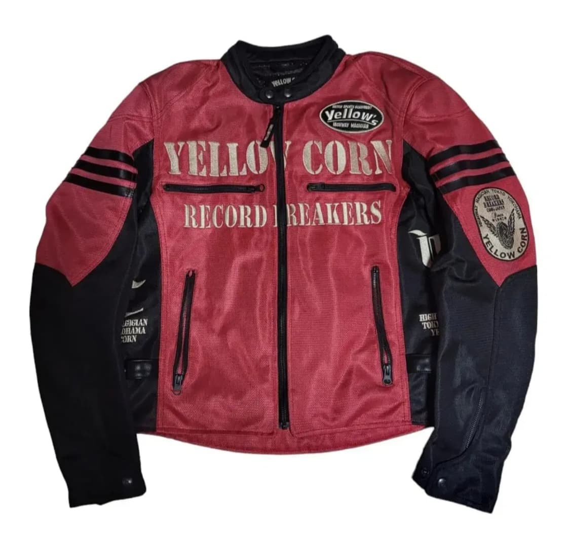 (m) 90s 옐로우콘 바이크자켓 yellowcorn 모터사이클자켓 상품이미지3
