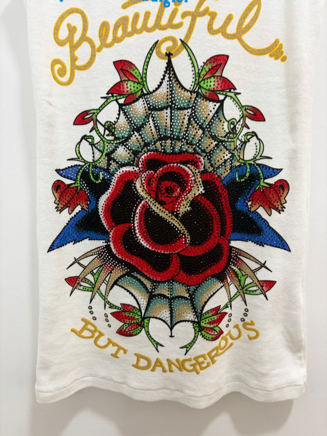 Ed Hardy 에드하디 비즈 장미 나시 상품이미지7