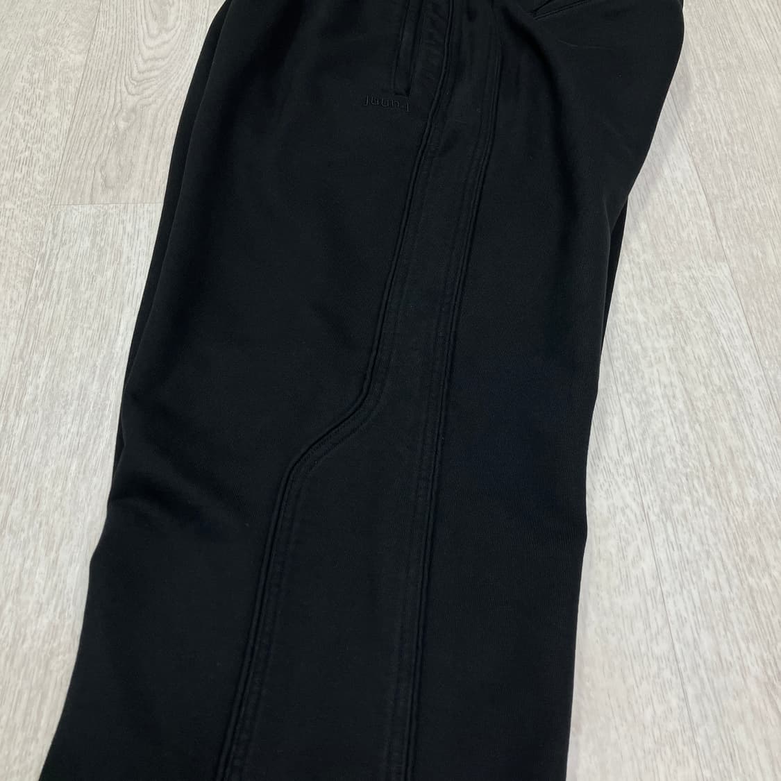 [46] 준지 와이드 트랙팬츠 블랙 상품이미지3