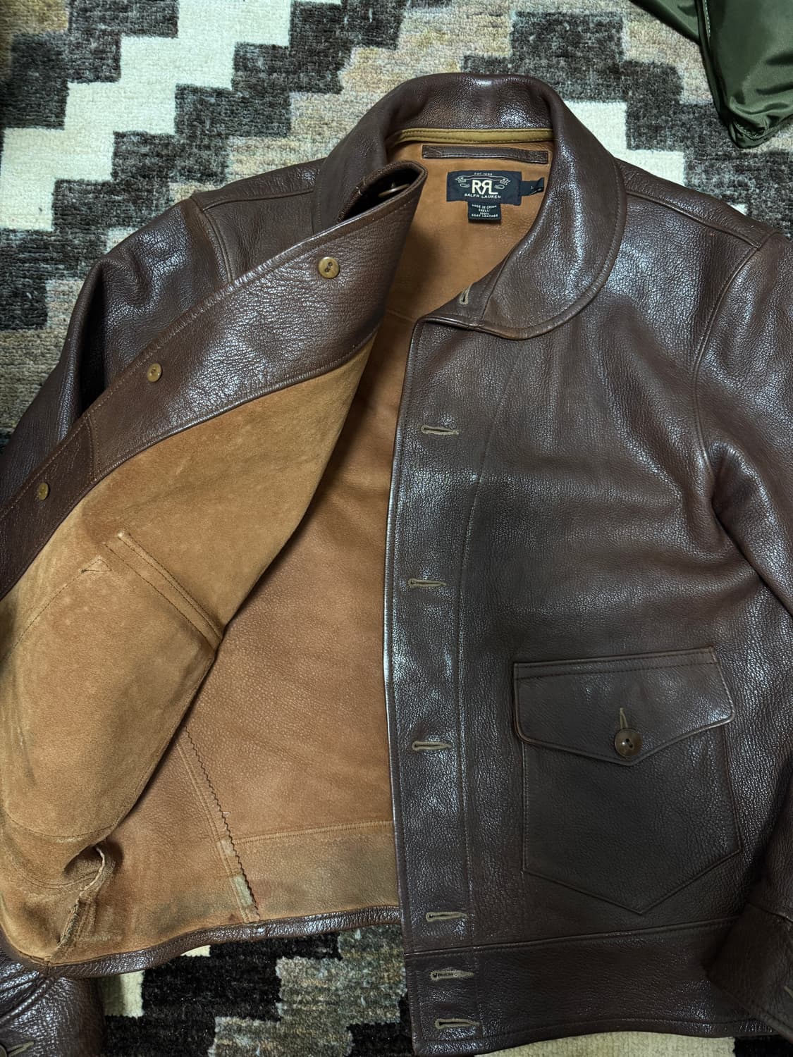 RRL 코삭 먼로 가죽 자켓 L 상품이미지3