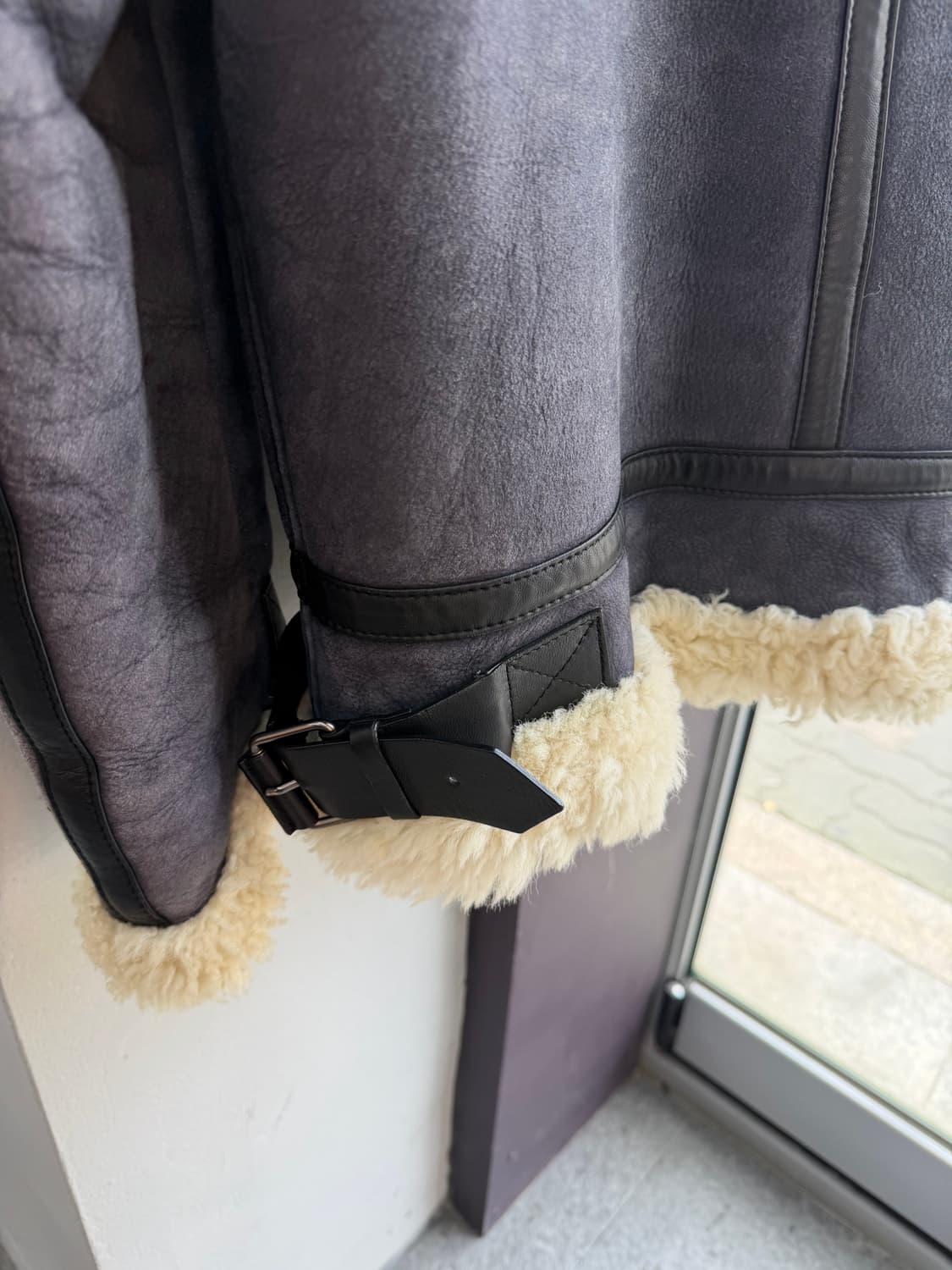 100/ 시스템옴므 리얼 무스탕 레더 자켓 상품이미지9