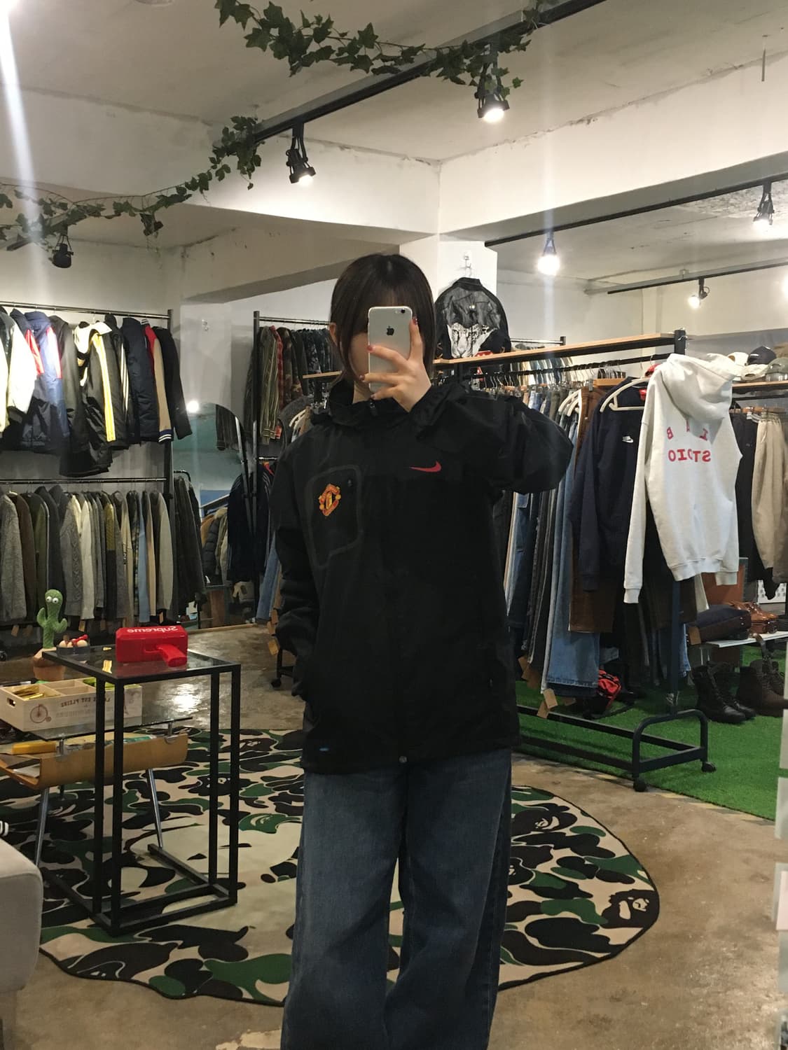 나이키 맨유 바람막이 블랙 상품이미지6